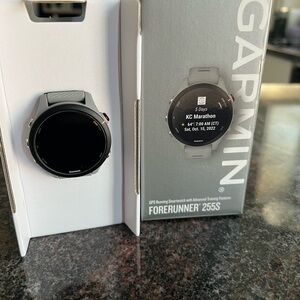 Garmin Forerunner 255S Smartwatch - Black and Gray